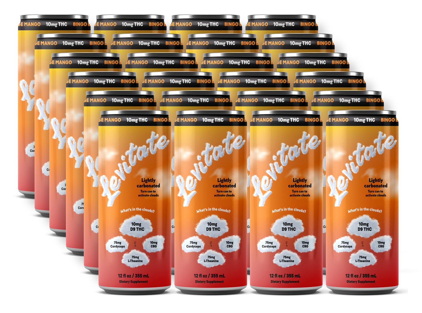 Full Case - 10 MG Levitate - Bingo Bango Blood Orange Mango