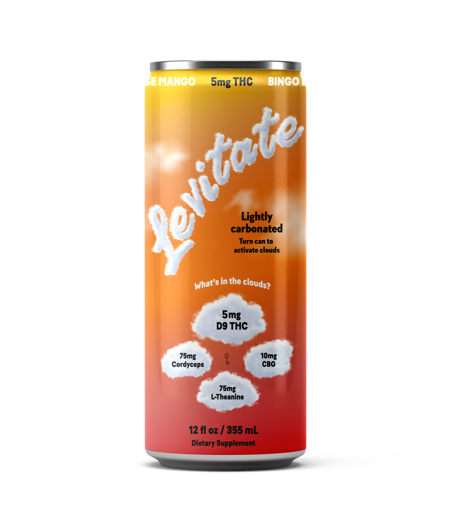 Full Case - 5 MG Levitate - Bingo Bango Blood Orange Mango