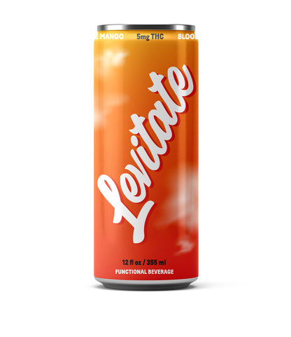 Full Case - 5 MG Levitate - Blood Orange Mango (24x 12oz Cans)