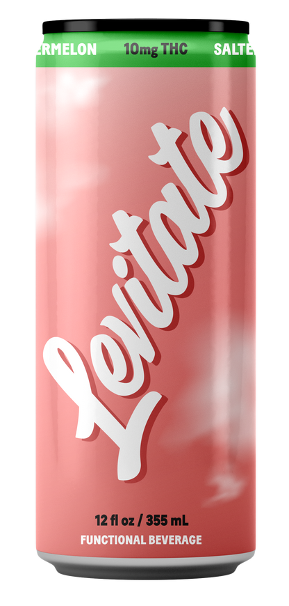 Full Case - 10 MG Levitate - Salted Watermelon (24x 12oz Cans)